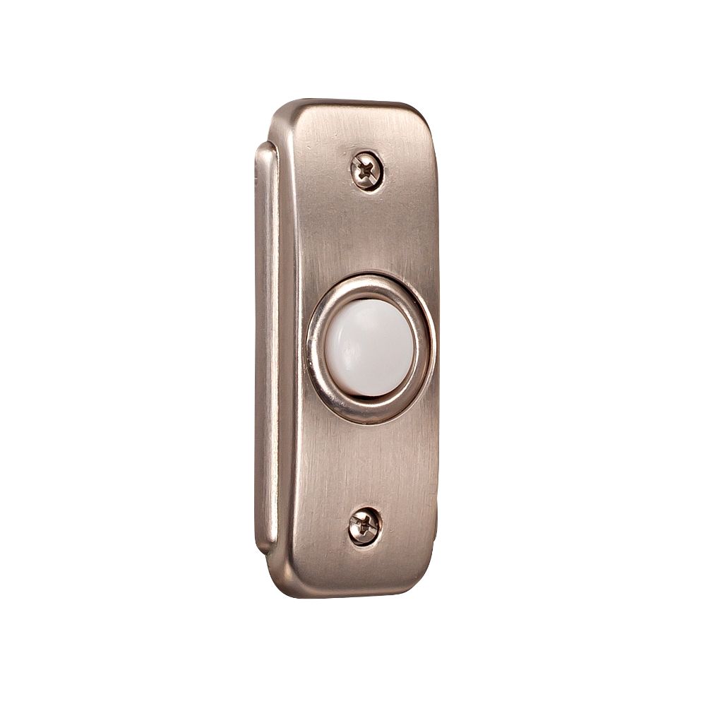 Craftmade BR2-PW Stepped Rectangle Lighted Push Button
